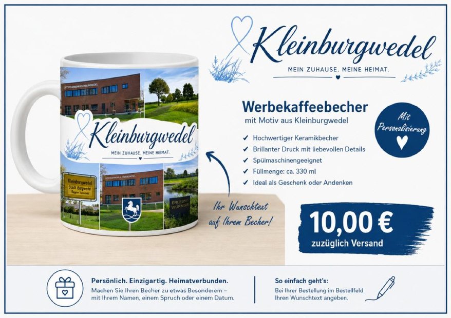 Kleinburgwedel-Tassen